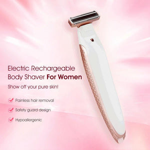 Electric Rechargeable Body Shaver For Women