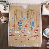 Wearable Blanket Lazy Quilt with Sleeves