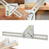 Multi-Functional Woodworking Ruler