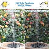 Solar Powered Bird Fountain