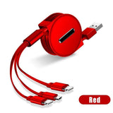 3 In 1 Telescopic Data Line