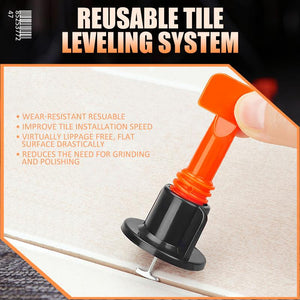Reusable Tile Leveling System