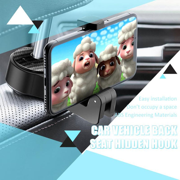 Car Vehicle Back Seat Hidden Hook (2Pcs)