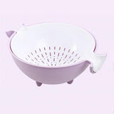 Double Wash Drain Basket