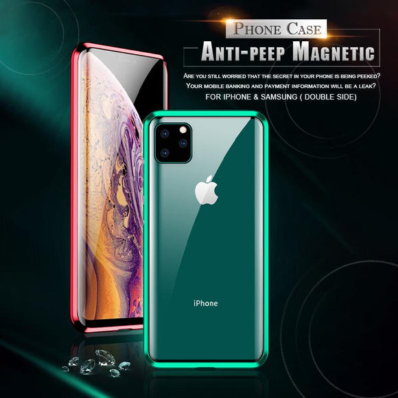 Anti-peep Magnetic Phone Case (Double Side)