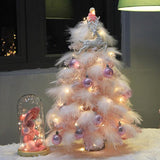 Pink Feathered Christmas Tree