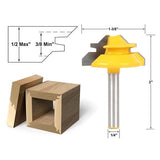 1/4-Inch Shank 45-Degree Lock Miter Router Bit