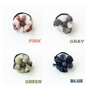 Flower Tiara Hair Tying Tool (2pcs)