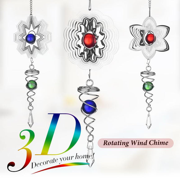 3D Rotating Wind Chime