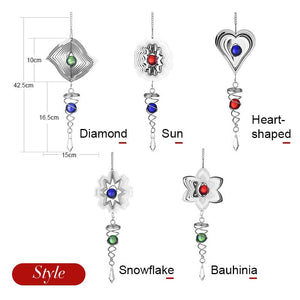 3D Rotating Wind Chime