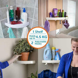 Motrendy Corner Storage Holder Shelves