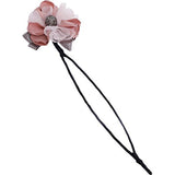 Flower Tiara Hair Tying Tool (2pcs)