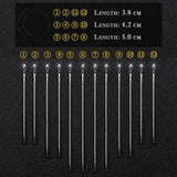 Self-threading Needles