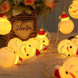 Christmas Snowman Fairy LED Twinkle Lights
