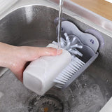 Wall-mounted Glass Cleaning Brush