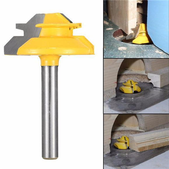 1/4-Inch Shank 45-Degree Lock Miter Router Bit