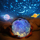 Fantasy Dazzle Color Rotating Projection Lamp