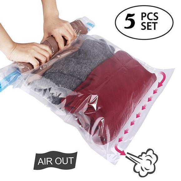 Manual Rolling Vacuum Compression Bag (5pcs)