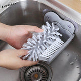 Wall-mounted Glass Cleaning Brush