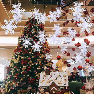 Three-dimensional Snowflake String (2pcs)