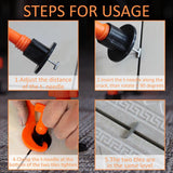 Reusable Tile Leveling System