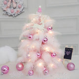 Pink Feathered Christmas Tree