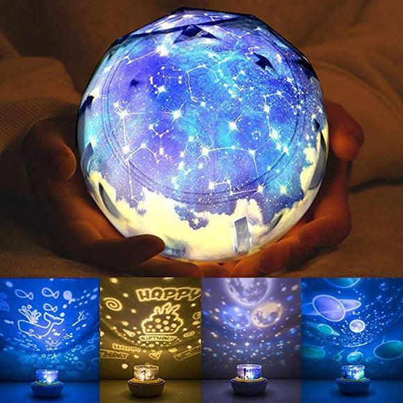 Fantasy Dazzle Color Rotating Projection Lamp