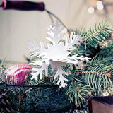 Three-dimensional Snowflake String (2pcs)