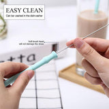 Reusable Silicone Straw With Case