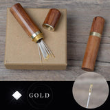 Self-threading Needles