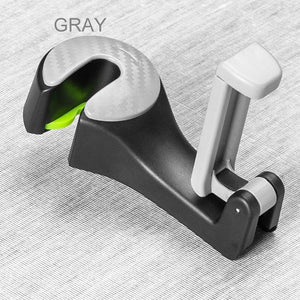 Car Vehicle Back Seat Hidden Hook (2Pcs)
