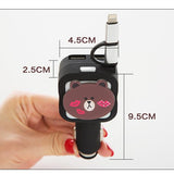 Two-In-One Retractable Car Charger