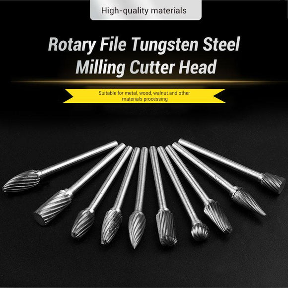 Rotary File Tungsten Steel Milling Cutter Head