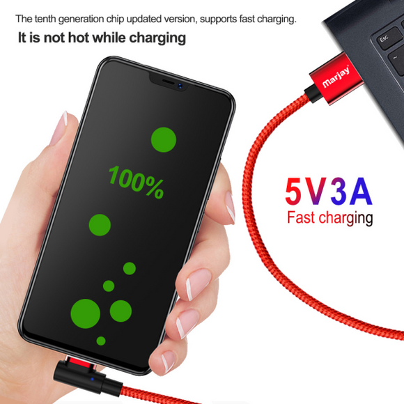 Elbow Magnetic Absorption Charging Cable